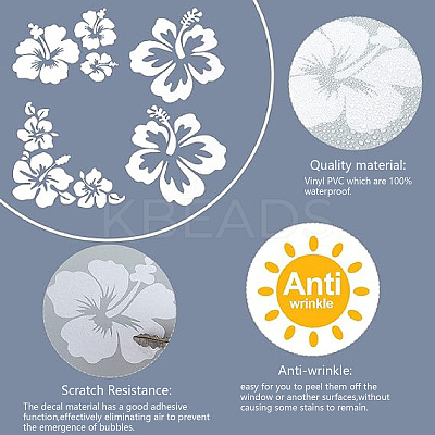 4Pcs 4 Styles PET Waterproof Self-adhesive Car Stickers DIY-WH0308-225A-085-1