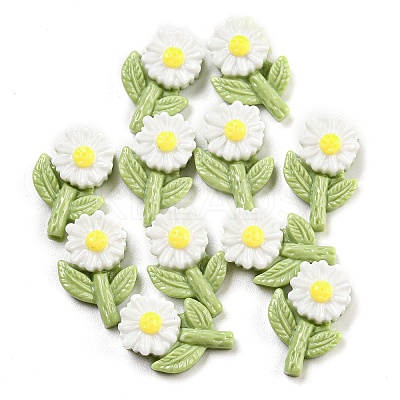 Luminous Opaque Epoxy Resin Decoden Cabochons CRES-M032-02E-1