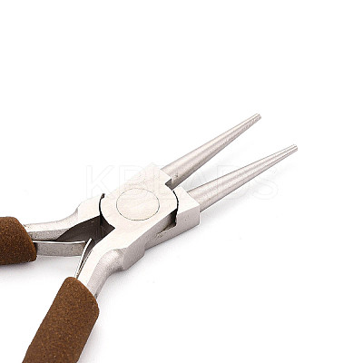 55# Steel Round Nose Pliers with Non-Slip Comfort Grip Handles TOOL-N008-11-1