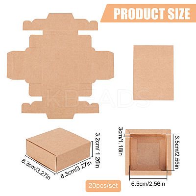 Kraft Paper Folding Box CON-BC0004-32A-A-1
