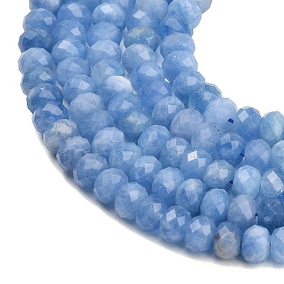 Faceted Dyed Natural White Jade Beads Strands GG-CBAE966-01A-T-1