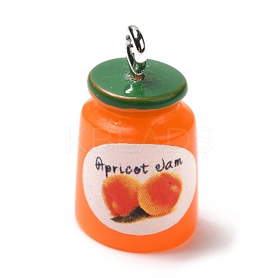 Opaque Resin Imitation Food Pendants LS-RESI-L038-06P-01-1
