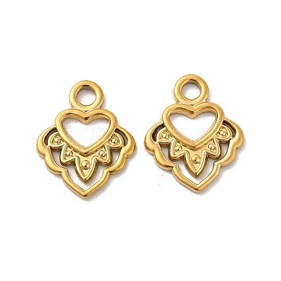 Ion Plating(IP) 304 Stainless Steel Pendants STAS-B032-08G-1