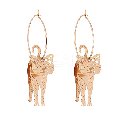 Alloy Hoop Earrings WG92327-01-1