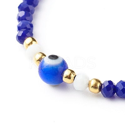 Adjustable Nylon Thread Braided Bead Bracelets BJEW-JB06440-02-1