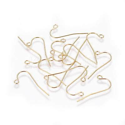 304 Stainless Steel Earring Hooks STAS-G191-12G-1