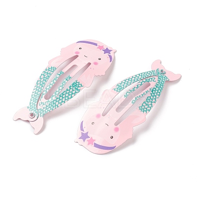 Baking Paint Iron Snap Hair Clips PHAR-B0002-27D-1