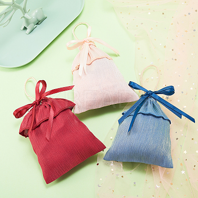 Satin Bags with Drawstring Jewelry Gift Bags ABAG-CJC0001-009C-1
