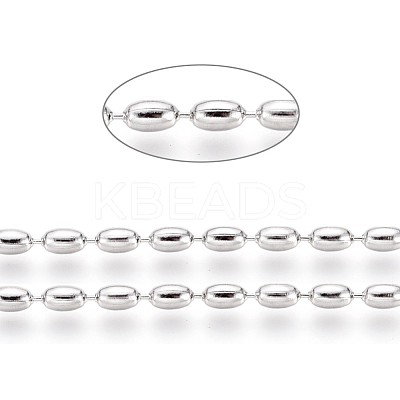Non-Tarnish 304 Stainless Steel Ball Chains CHS-L024-024E-1