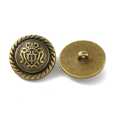 1-Hole ABS Plastic Shank Buttons BUTT-WH0015-67A-1
