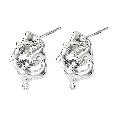 SHEGRACE Brass Stud Earring Findings XGRQ64985-869P-1