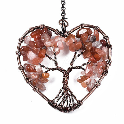 Natural Natural Carnelian Big Pendants G-T133-R07D-1