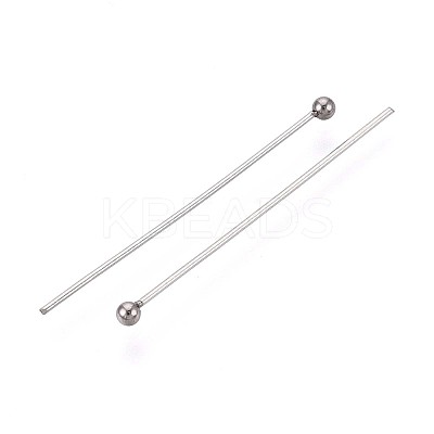 304 Stainless Steel Head Pins STAS-T065-30mm-20P-1