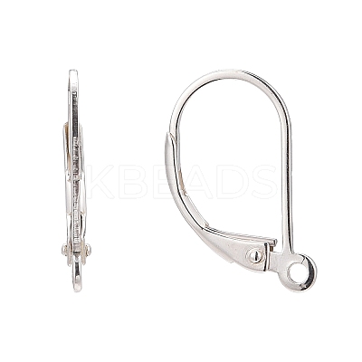 925 Sterling Silver Leverback Earring Findings X-STER-G027-22S-1
