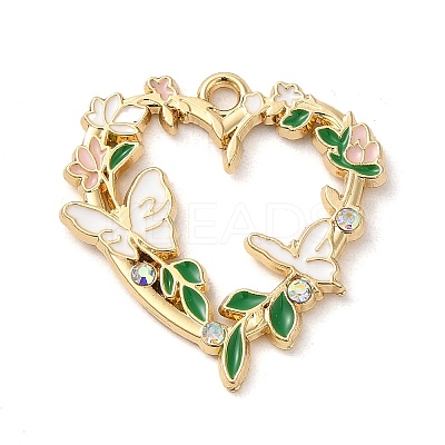 Alloy Enamel Pendants ENAM-Q507-11G-A-1