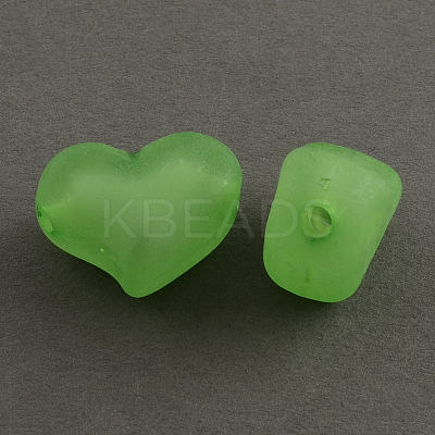 Frosted Acrylic Beads X-FACR-Q004-M-1