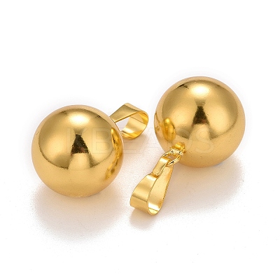 Brass Bell Pendants X-KK-I682-01A-G-1