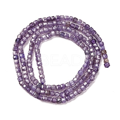 Cubic Zirconia Bead Strands ZIRC-P109-01A-10-1