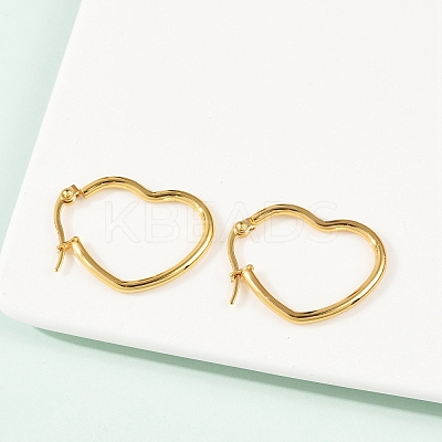 201 Stainless Steel Hoop Earrings EJEW-I245-27F-1