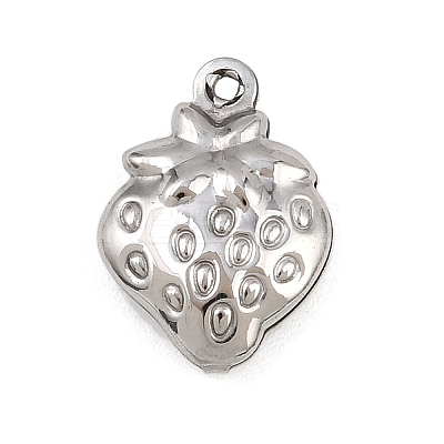 Fruit 304 Stainless Steel Pendants STAS-P418-03C-P-1
