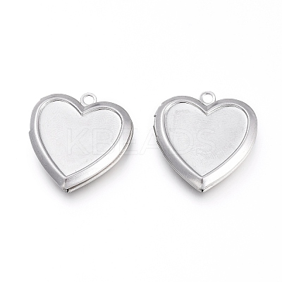 Non-Tarnish 304 Stainless Steel Locket Pendants LS-STAS-K192-09P-1