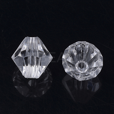 Transparent Acrylic Beads X-TACR-S146-4mm-01-1