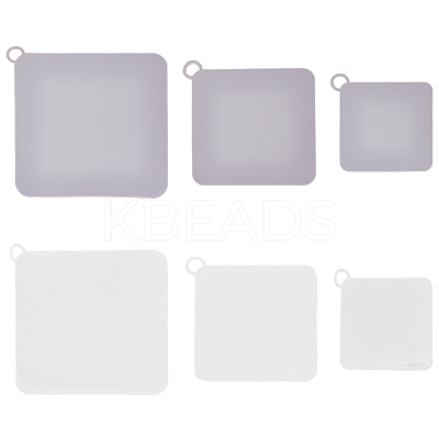 6Pcs 6 Styles PVC Tub Stoppers AJEW-GO0001-25-1