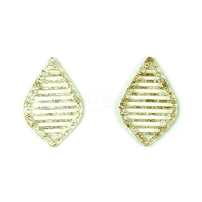 DIY Teardrop with Stripe Pendant Silicone Molds DIY-I099-34-1