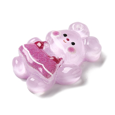 Translucent Resin Decoden Cabochons LS-RESI-M039-02C-1