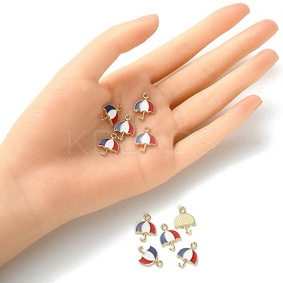 Alloy Enamel Pendants ENAM-YW0002-23-1
