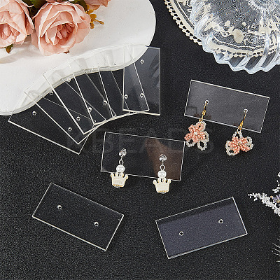 20Pcs Acrylic Earring Display Cards EDIS-CP0001-16B-1