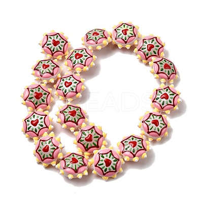 Baking Paint Glass Enamel Beads LAMP-K039-34I-1