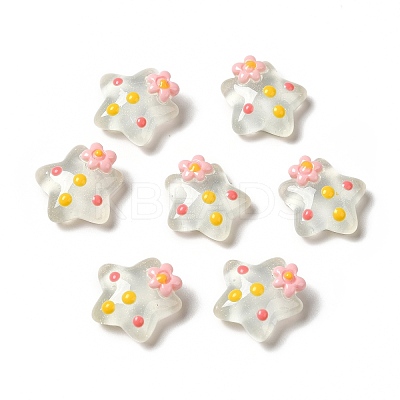 Translucent Resin Cabochons LS-RESI-E034-01D-1