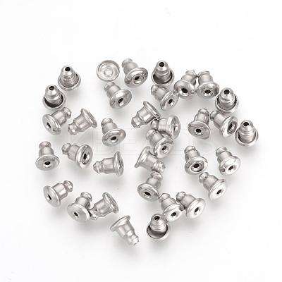 Tarnish Resistant 304 Stainless Steel Ear Nuts Findings STAS-R071-29-1