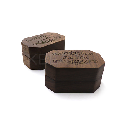 Wooden Ring Storage Boxes WOCR-PW0001-074-1