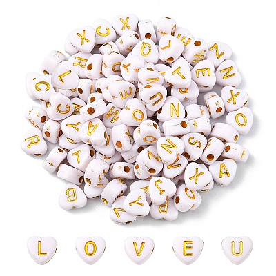 Opaque Acrylic Beads PACR-YW0001-14-1