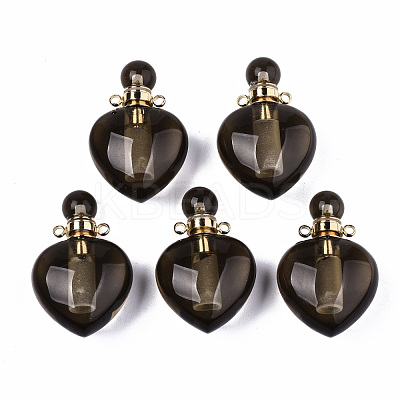 Natural Smoky Quartz Pendants G-T131-16B-1