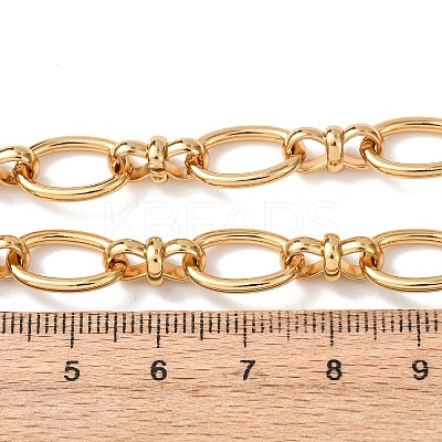 10MM 304 Stainless Steel Oval Link Chain Necklaces for Women X-NJEW-G194-04G-1