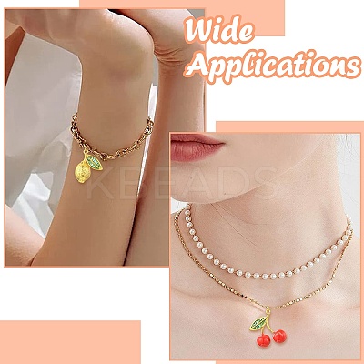 5Pcs 5 Styles Brass Rhinestone Pendants KK-CJ0003-38-1