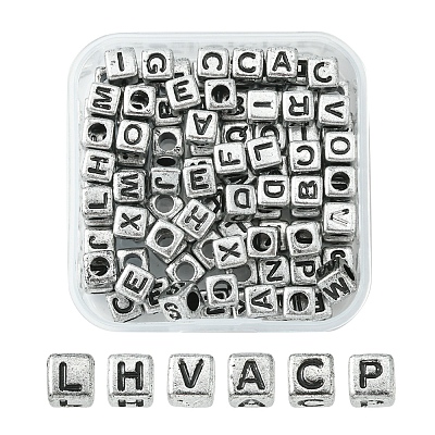 Plated Acrylic Beads MACR-YW0002-26-1