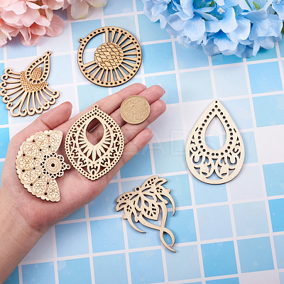 DIY Dangle Earring Making Kits DIY-BY0001-01-1