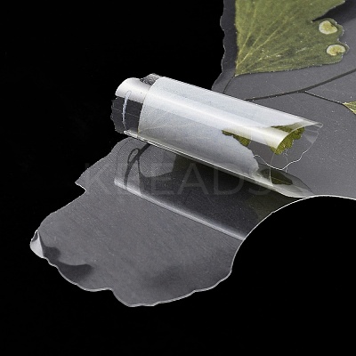 6Pcs Plant PET Adhesive Waterproof Stickers DIY-K074-01A-1
