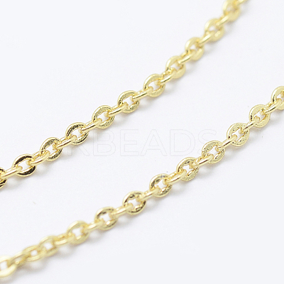 Brass Cable Chains CHC-K004-02G-1