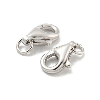 925 Sterling Silver Lobster Claw Clasps STER-C005-09P-1