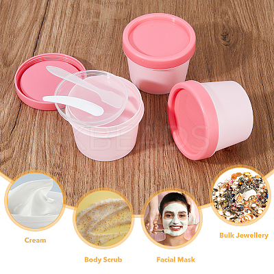 12Pcs Empty PP Plastic Facial Mask Cosmetic Cream Jars DIY-BC0012-81A-1