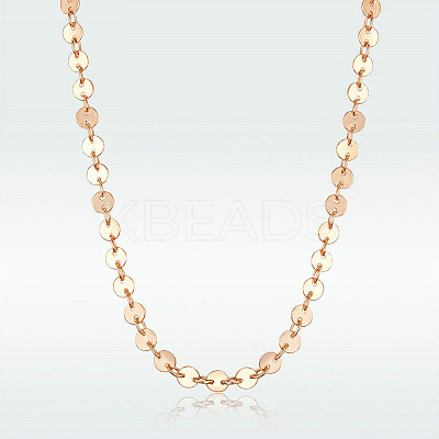 Brass Necklaces NJEW-FF0006-06-1