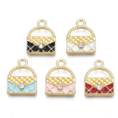 Alloy Enamel Pendants X-PALLOY-S133-009-1