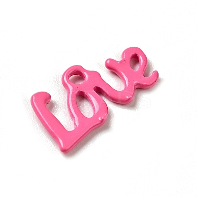 Spray Painted 201 Stainless Steel Charms STAS-G304-16C-1