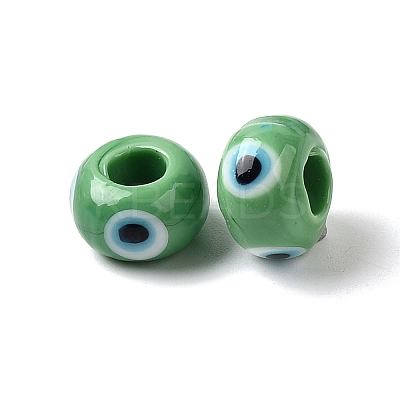Handmade Evil Eye Lampwork Beads LAMP-A153-08-09-1