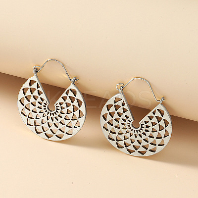 Alloy Hoop Earrings FS-WG0F541-07-1